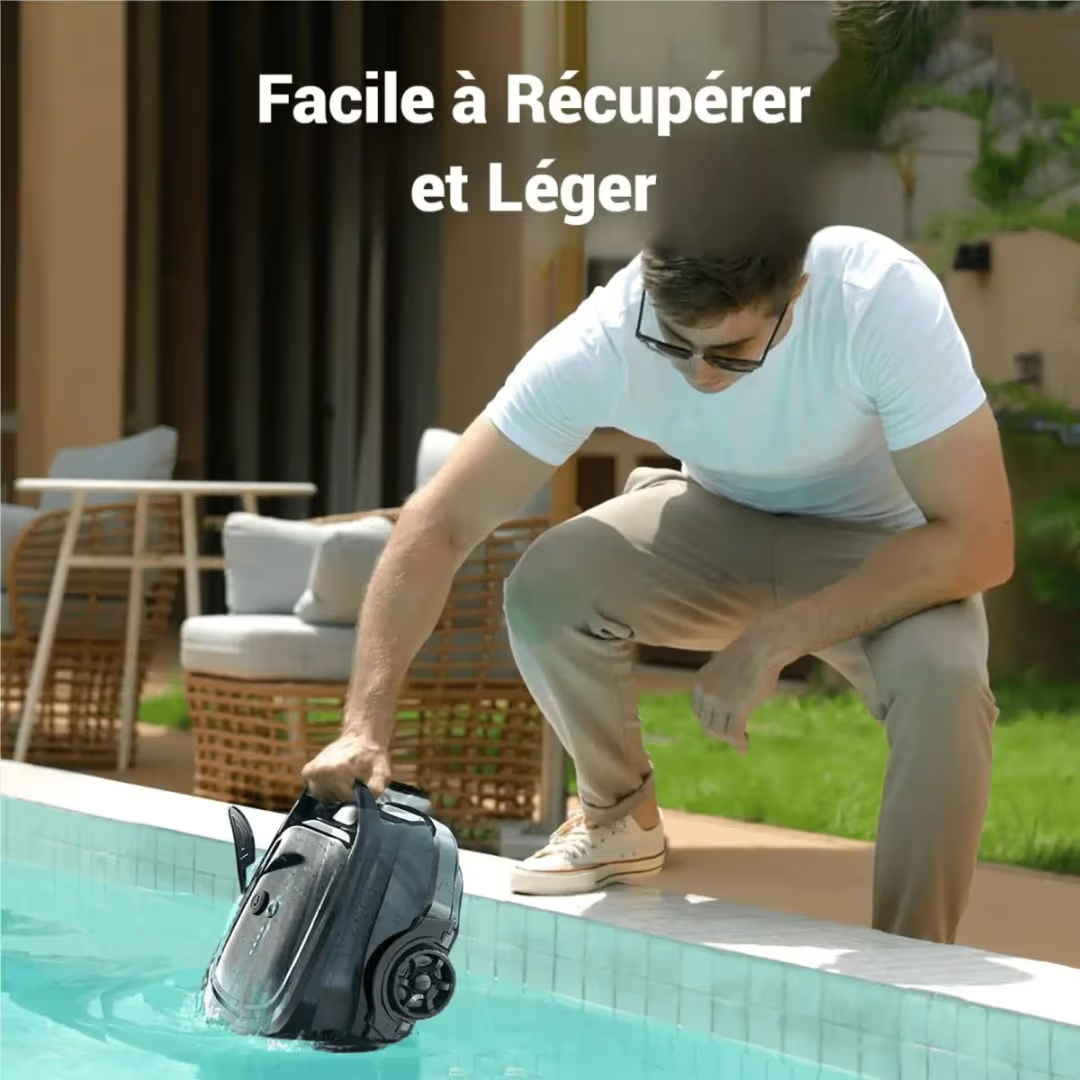Wybot Robot piscine sans fil Wybot A1 pour piscine hors sol – Prix Destockage – Image 4