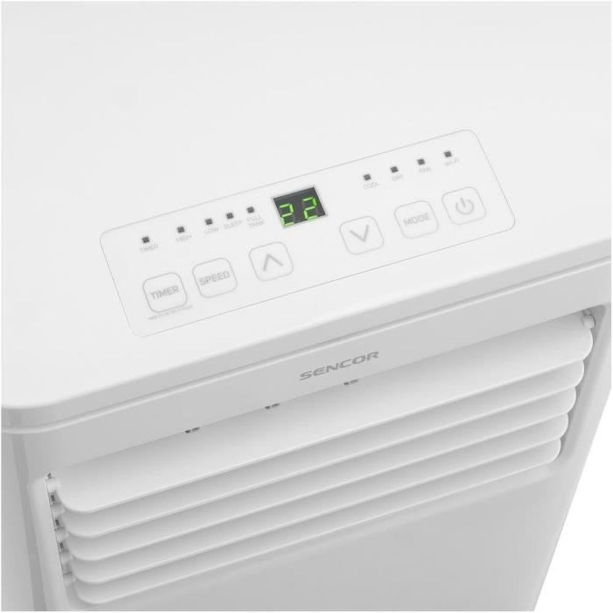Climatiseur mobile Sencor SAC MT7048C 7000 BTU WiFi déshumidification blanc – Image 5